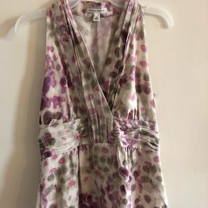 Banana Republic Silk, Sleeveless, A-Line Blouse